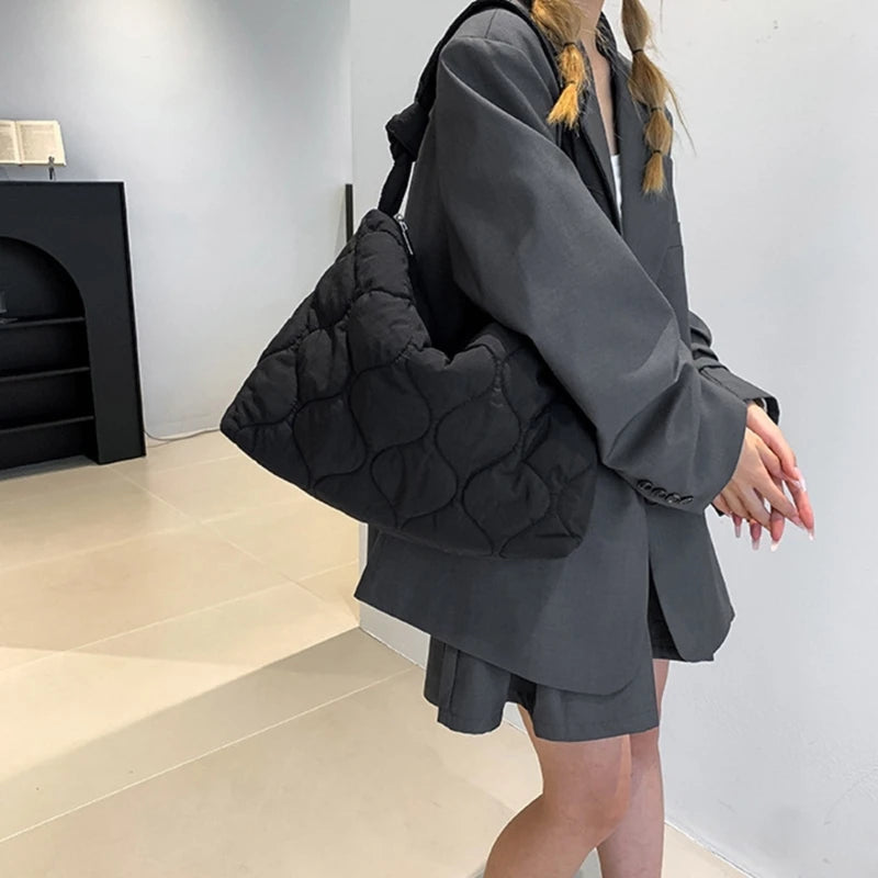 Stylish Quilted Padding Bag Shoulder Crossbody Bags Perfect for Everyday Use