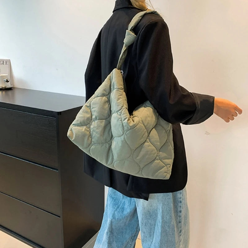 Stylish Quilted Padding Bag Shoulder Crossbody Bags Perfect for Everyday Use
