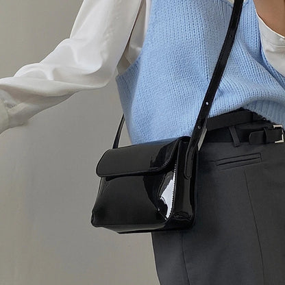 Stylish Vintage Shoulder Bag for Daily Use PU Crossbody Bags Satchel Handbag
