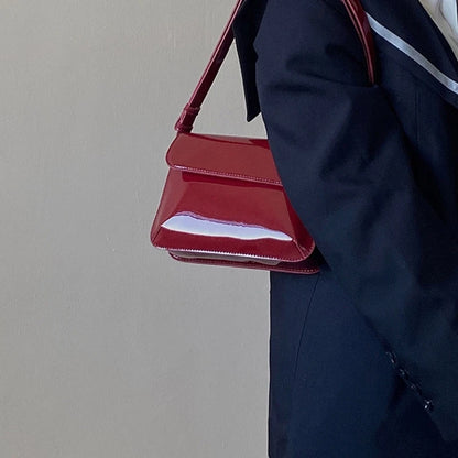 Stylish Vintage Shoulder Bag for Daily Use PU Crossbody Bags Satchel Handbag