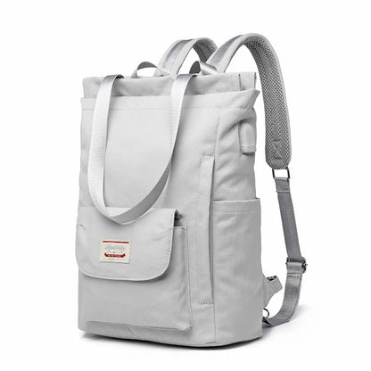 Stylish Waterproof Laptop Backpack Women 13 14 15.6 Inch Korean Fashion Oxford Canvas USB College Backpack Bag High Quality