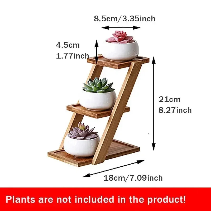 Succulents Ceramic Potted Desktop Can Rotate Ferris Wheel Flower Pot Creative Decoration Office Flower Container lettre en bois