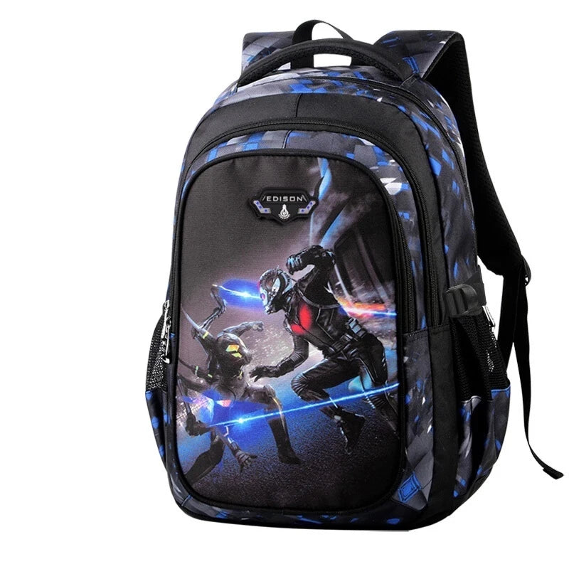 Suitable For Grades 1-9 Children Orthopedic School Backpack Boys School Bags Girls Waterproof Backpacks Kids Satchel Schoolbgs