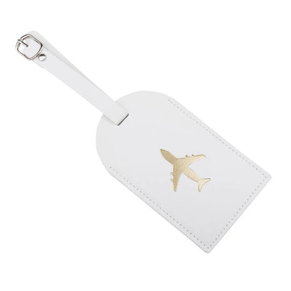 Suitcase Tag Travel Bag Labels Leather Instrument Baggage Luggage Bag Tags