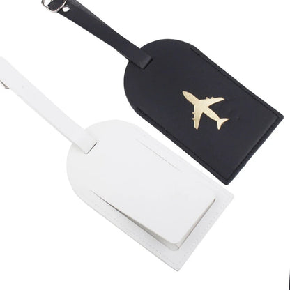 Suitcase Tag Travel Bag Labels Leather Instrument Baggage Luggage Bag Tags