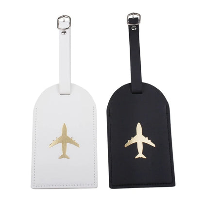 Suitcase Tag Travel Bag Labels Leather Instrument Baggage Luggage Bag Tags