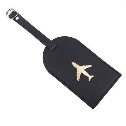 Suitcase Tag Travel Bag Labels Leather Instrument Baggage Luggage Bag Tags