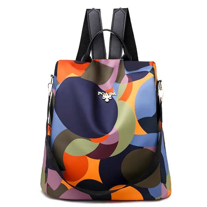 Summer 2023 Multifunctional Anti-theft Backpacks Oxford Cloth Shoulder Bags for Teenagers Girls Large Capacity Travel School Bag