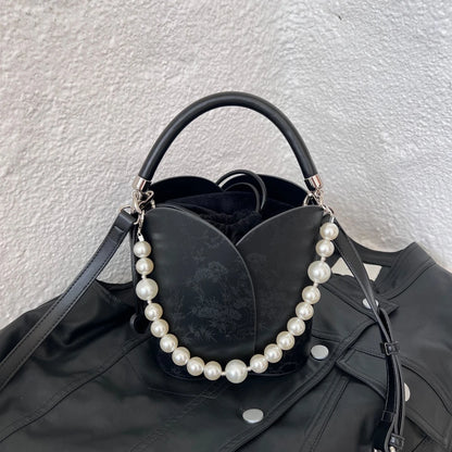 Summer Bag for Women 2024 New Chain Bucket Bag for Women one Shoulder Crossbody Hand-held Bag Vegetable Basket