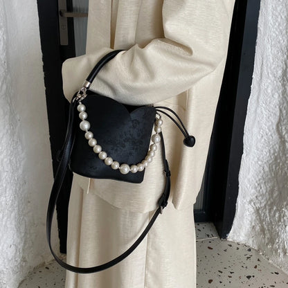 Summer Bag for Women 2024 New Chain Bucket Bag for Women one Shoulder Crossbody Hand-held Bag Vegetable Basket
