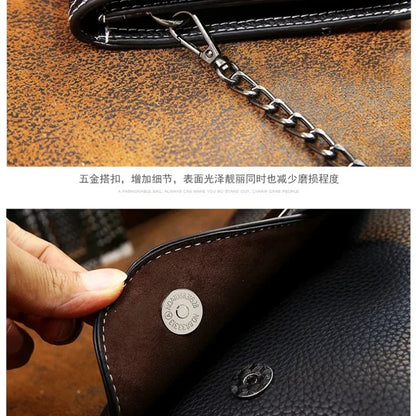 Summer Fashion New Style PU Handbag Korean-style-Style Magnetic Snap Bag Solid Versatile Large-Volume Cross-body Shoulder