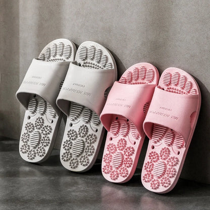 Summer Home Bathroom Non-slip Massage Slippers Indoor Sandals and Slippers Supermarket Hotel Men Women Couple Sandals
