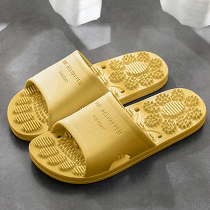 Summer Home Bathroom Non-slip Massage Slippers Indoor Sandals and Slippers Supermarket Hotel Men Women Couple Sandals