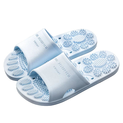 Summer Home Bathroom Non-slip Massage Slippers Indoor Sandals and Slippers Supermarket Hotel Men Women Couple Sandals