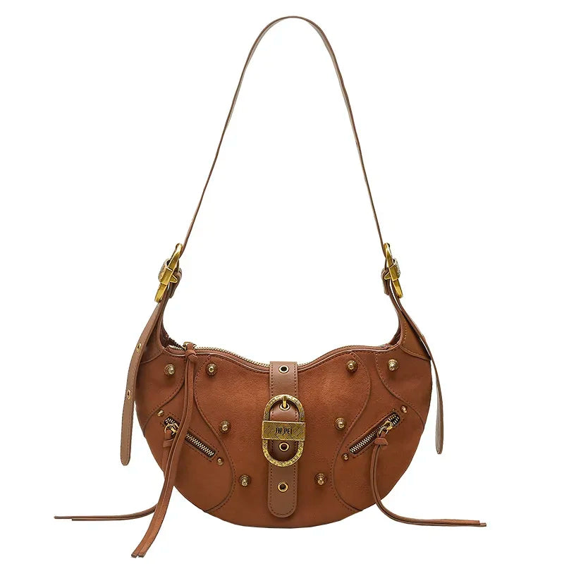 Summer Pudding Women's Bag New Versatile Motorcycle Underarm Vase Bag