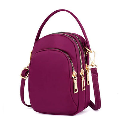 Summer Round Small Bag Women Tote Shoulder Bags Mini Female Multi-Layer Girls Ladies Phone Messenger Crossbody Handbag Purse Sac