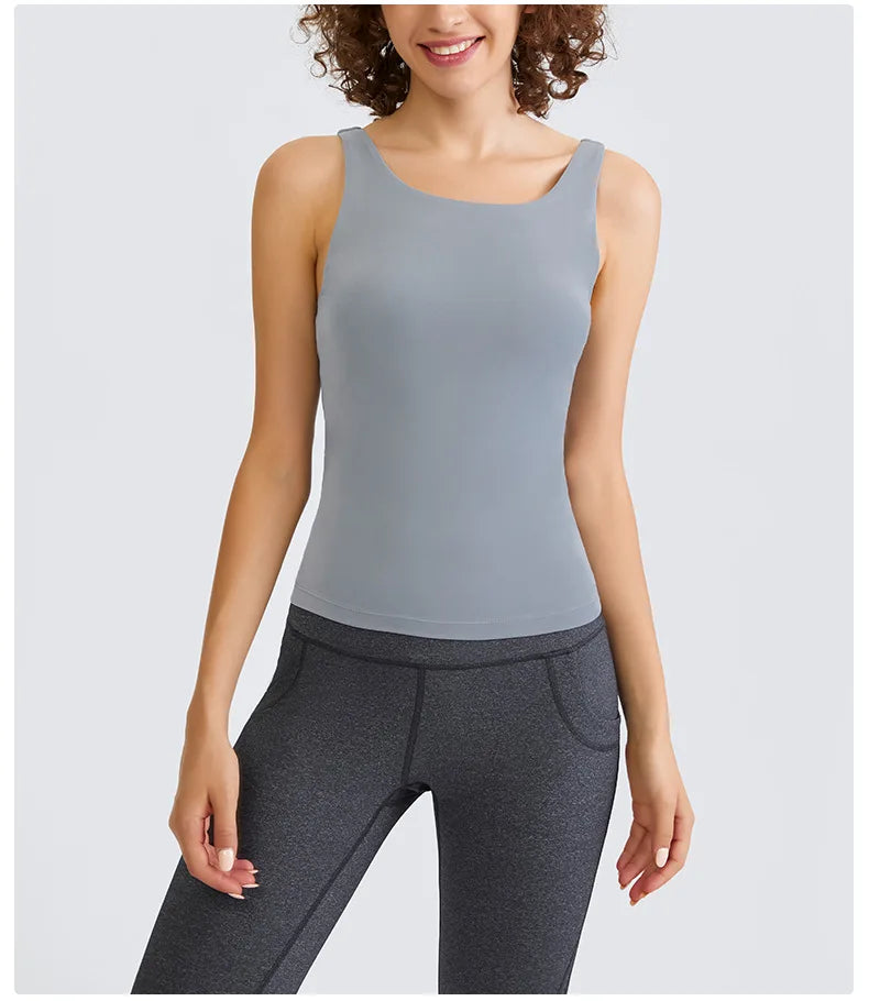 Summer Sexy Backless Tank Top Women Sleeveless Vest Quality Tank Tops Women Casual Solid Color