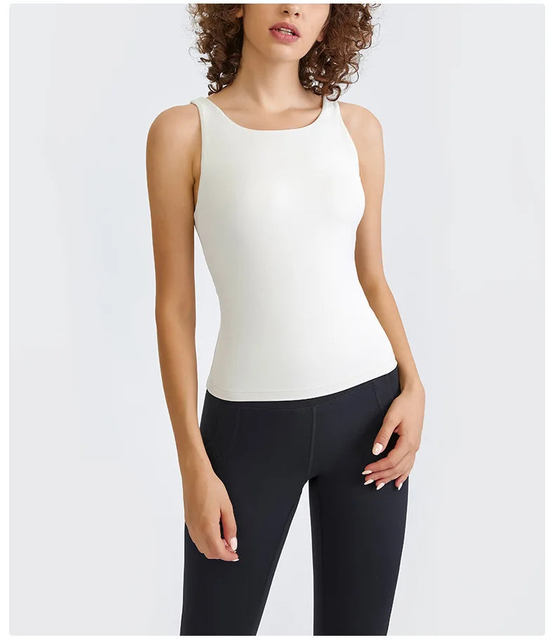 Summer Sexy Backless Tank Top Women Sleeveless Vest Quality Tank Tops Women Casual Solid Color