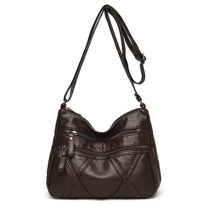 Summer Shoulder Messenger Bags For Women 2024 New Purses And Handbags Soft Leather Crossbody Bags Casual Small Tote Bag Bolsos