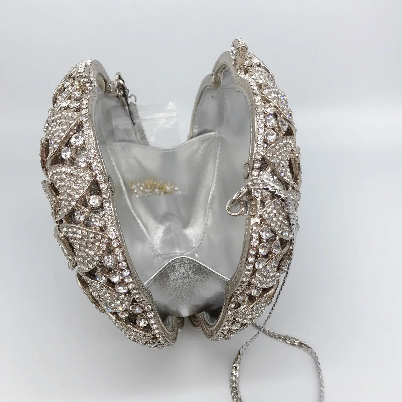 Sunflower styling Gold Diamond Wedding Dress Bags Bridal Crystal Handbags Purses Metal Women Rhinestones Clutch Purse