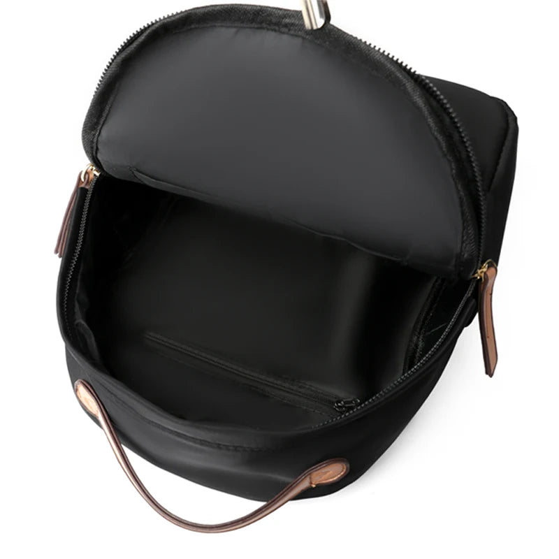 Super Light Waterproof Women's Backpacks High Quality Oxford Cloth School Bag For Girl Fashion Colorblock Design Ladies Backpack