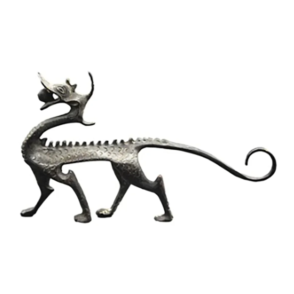 Surprise Price Retro Calligraphy Chinese Dragon Writing Brush Holder Copper Classical Home Decorationer Study Desktop Penholder