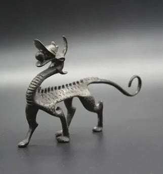 Surprise Price Retro Calligraphy Chinese Dragon Writing Brush Holder Copper Classical Home Decorationer Study Desktop Penholder
