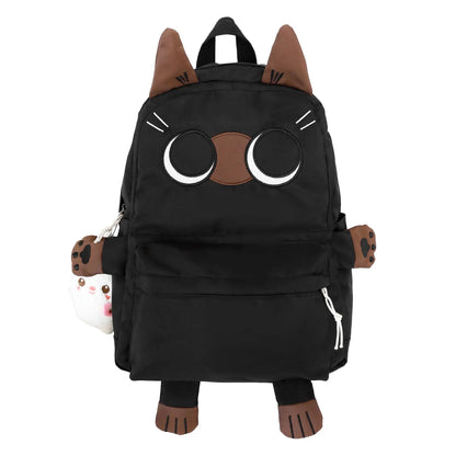 Sweet Girl Lolita Embroidery Cat Styling Backpacks Students Cute Rabbit Pendant Waterproof Laptop School Bags