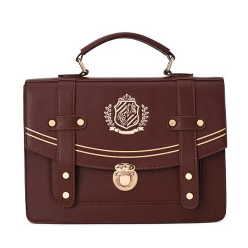 Sweet Girls Lolita JK Backpacks Satchels Handbags Cute Students Embroidery Badge School Shoulders Bags Briefcase Bookbags