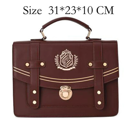 Sweet Girls Lolita JK Backpacks Satchels Handbags Cute Students Embroidery Badge School Shoulders Bags Briefcase Bookbags