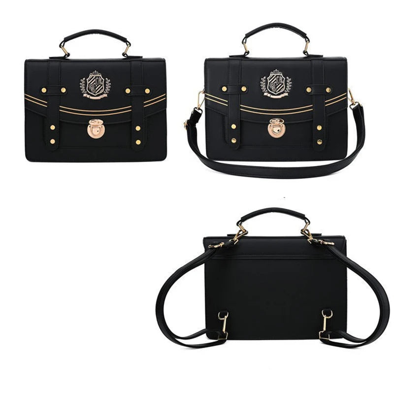 Sweet Girls Lolita JK Backpacks Satchels Handbags Cute Students Embroidery Badge School Shoulders Bags Briefcase Bookbags