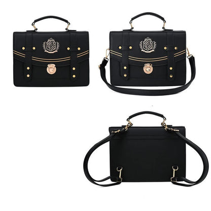 Sweet Girls Lolita JK Backpacks Satchels Handbags Cute Students Embroidery Badge School Shoulders Bags Briefcase Bookbags