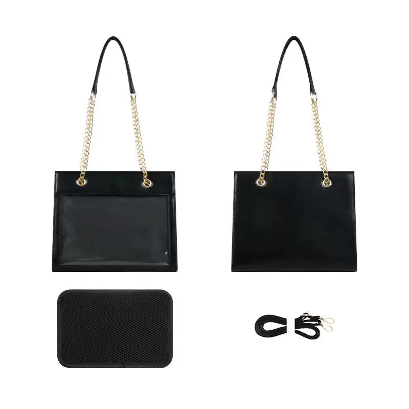 Sweet Japan Style Gilrs Lolita HandBags Totes Female Kawaii Transparent Layer Chains Strap Shoulder Bags Itabags