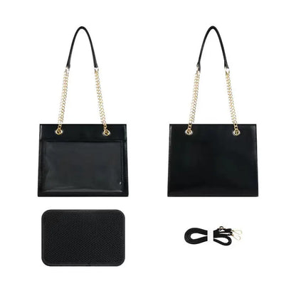 Sweet Japan Style Gilrs Lolita HandBags Totes Female Kawaii Transparent Layer Chains Strap Shoulder Bags Itabags