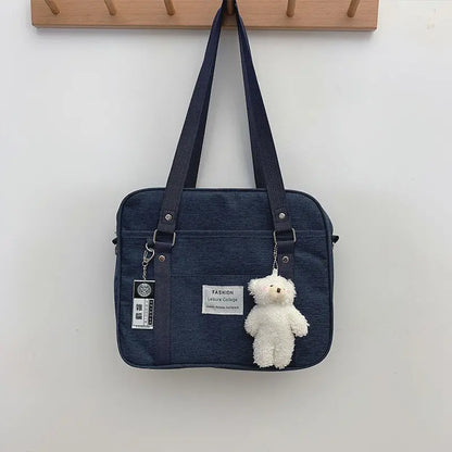 Sweet Japan Style Girls Lolita Shoulder Bags Students JK Anime Bag Embroidery Briefcase Messenger Bags With Strap