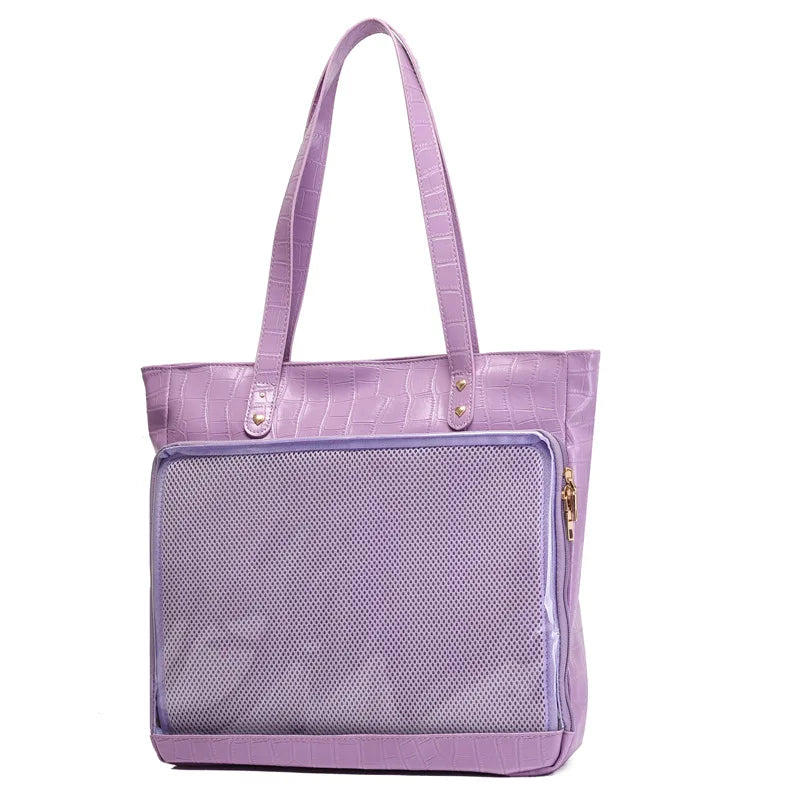 Sweet Japan Style Lolita Girls Cute Tote HandBags Female Kawaii Two Dimensional Shoulder Bags Transparent Layer Itabags