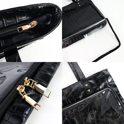 Sweet Japan Style Lolita Girls Cute Tote HandBags Female Kawaii Two Dimensional Shoulder Bags Transparent Layer Itabags