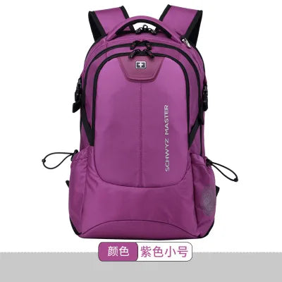 Swiss 17 inch Laptop Backpack Men USB Charging Travel Backpack School Bag Waterproof anti theft Backpacks Women bagpack Mochila