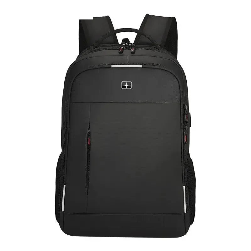 Swiss High Capacity Men's Backpack USB Charging Laptop Bag Women's Backpack 17 Inch Waterproof Business Travel Bag