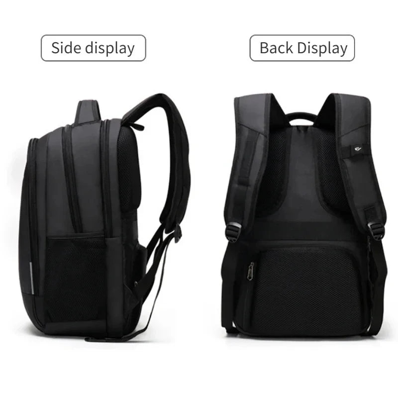 Swiss High Capacity Men's Backpack USB Charging Laptop Bag Women's Backpack 17 Inch Waterproof Business Travel Bag
