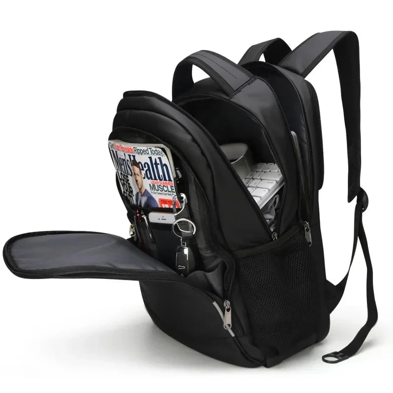 Swiss High Capacity Men's Backpack USB Charging Laptop Bag Women's Backpack 17 Inch Waterproof Business Travel Bag