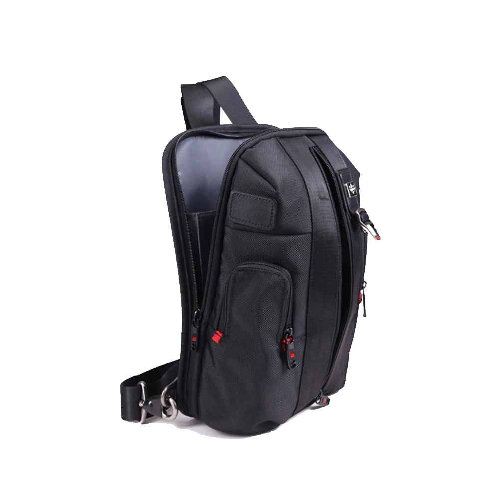 Swiss Men Casual Messenger Bag Oxford Chest Pack Multifunction Shoulder Bags Waterproof Bags Equipped with Bottle Opener