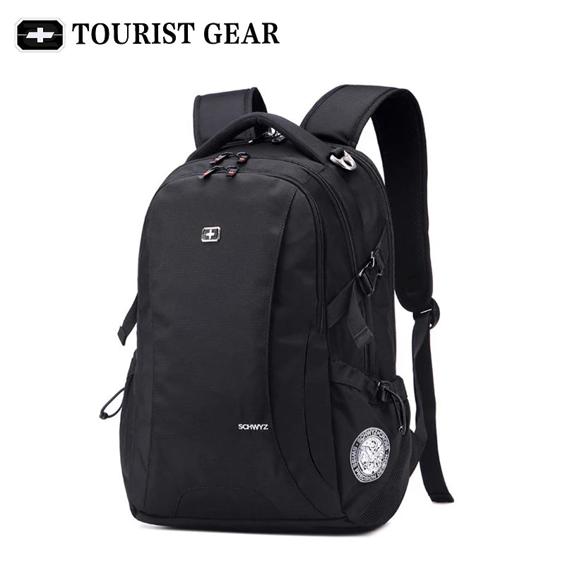 Swiss Men's anti theft Backpack Notebook School Travel Bags waterproof Business 15.6 17 inch laptop backpack women mochila USB