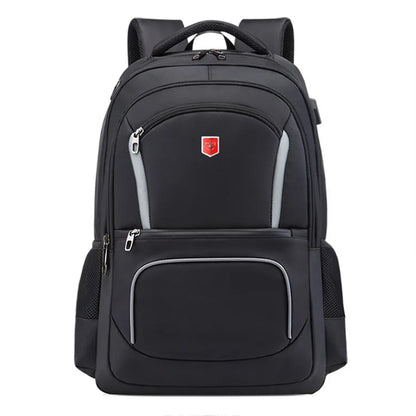 Swiss New Waterproof Men's Backpack 17 inch Laptop School Student Bags Fashion USB Charging Travel Backpack Women Mochila Male