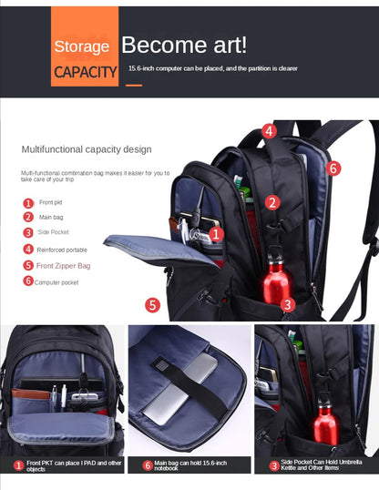Swiss Sabre Leisure Business Swiss Backpack Men's Fashion Business Large Capacity Computer Backpack Student Backpack