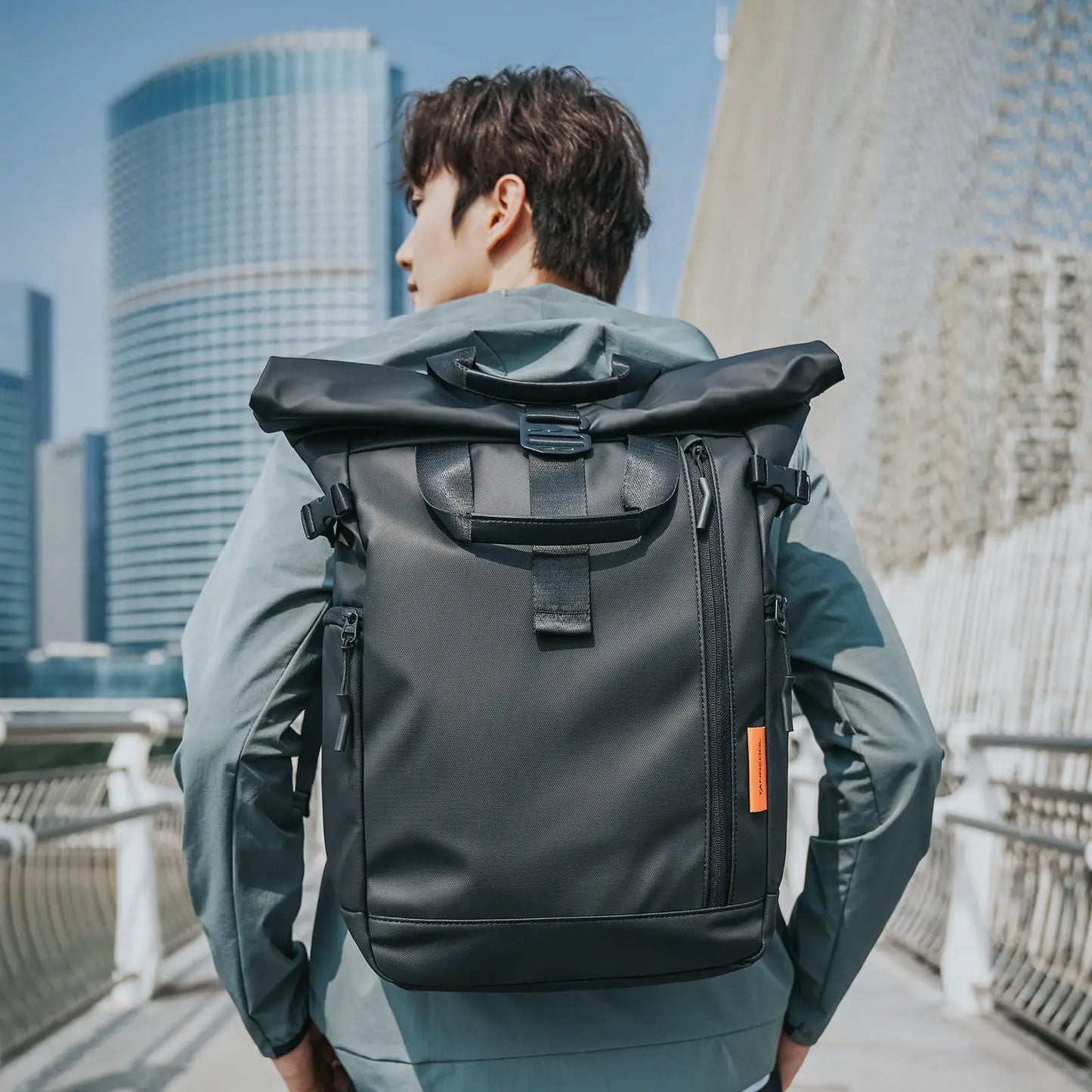 TANGCOOL Men's Backpack Multifunction Fashion Large Capacity Waterproof Travel Male School Bag