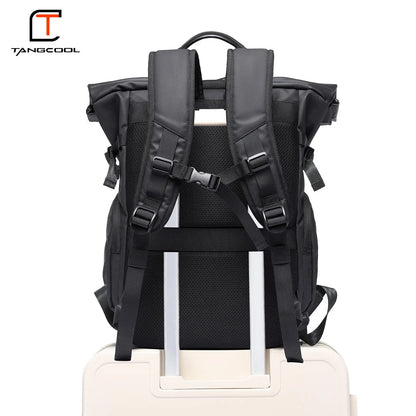 TANGCOOL Men's Backpack Multifunction Fashion Large Capacity Waterproof Travel Male School Bag