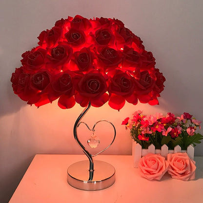 Wedding accessories send friend a wedding gift to send good luck  the wife of creative wedding gift rose lamp