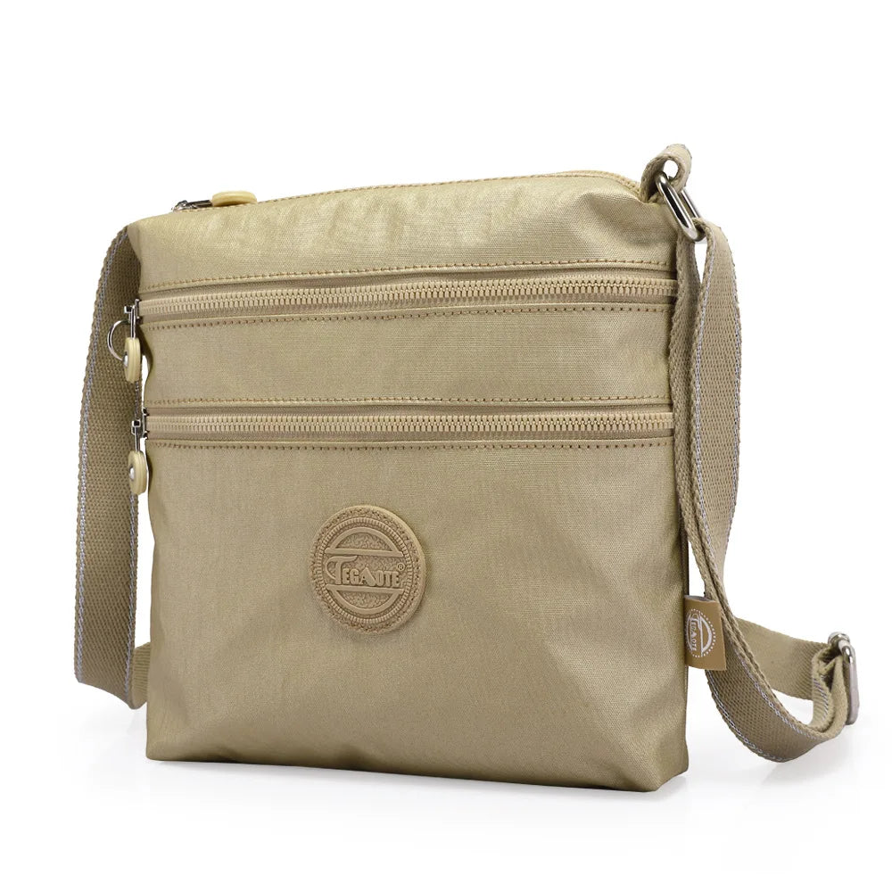 TEGAOTE Shoulder Bag Female 2024 Designer Nylon Waterproof Luxury Crossbody Side Bags for Women Messenger Purse Flap Bolsa