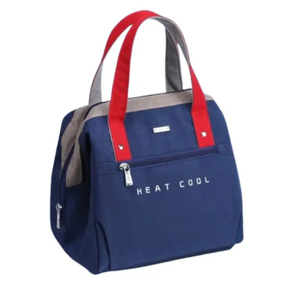 TOMILL Waterproof Portable Lunch Box Insulated Student Bento Bag Travel Work Lunch Bag Back Retain Freshness Bag